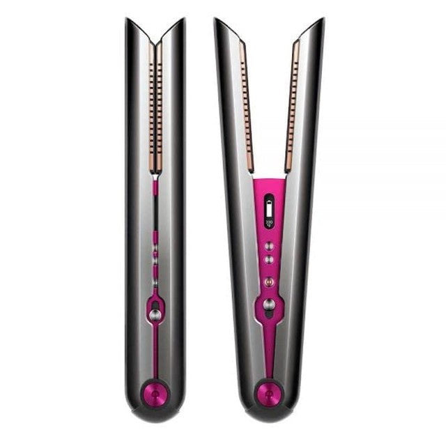 Flat Iron Mini 2 IN 1 Roller USB 4800mah Wireless Hair Straightener with Charging Base Portable Cordless Curler Dry and Wet 2 Uses Beaut Fate