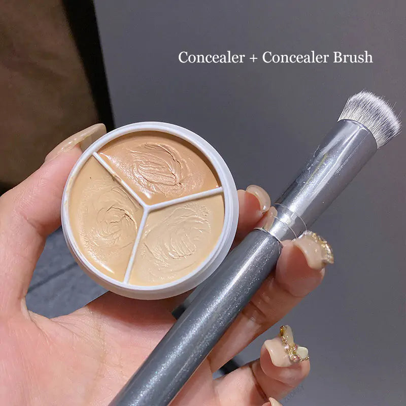 3-Color Concealer Palette Cream Beaut Fate