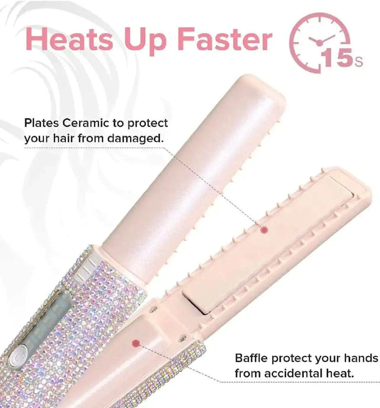 Portable Hair Straightener Beaut Fate
