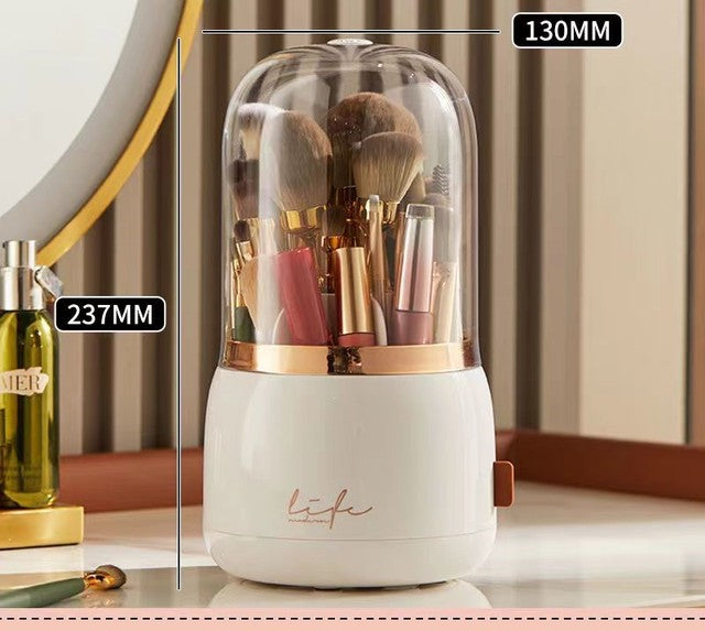 Rotating Makeup Brush Storage Beaut Fate
