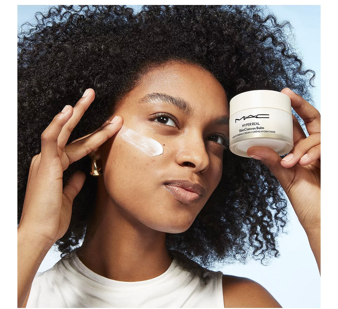 MAC Hyper Real SkinCanvas Balm Moisturizing Cream Mini 0.5 oz Beaut Fate