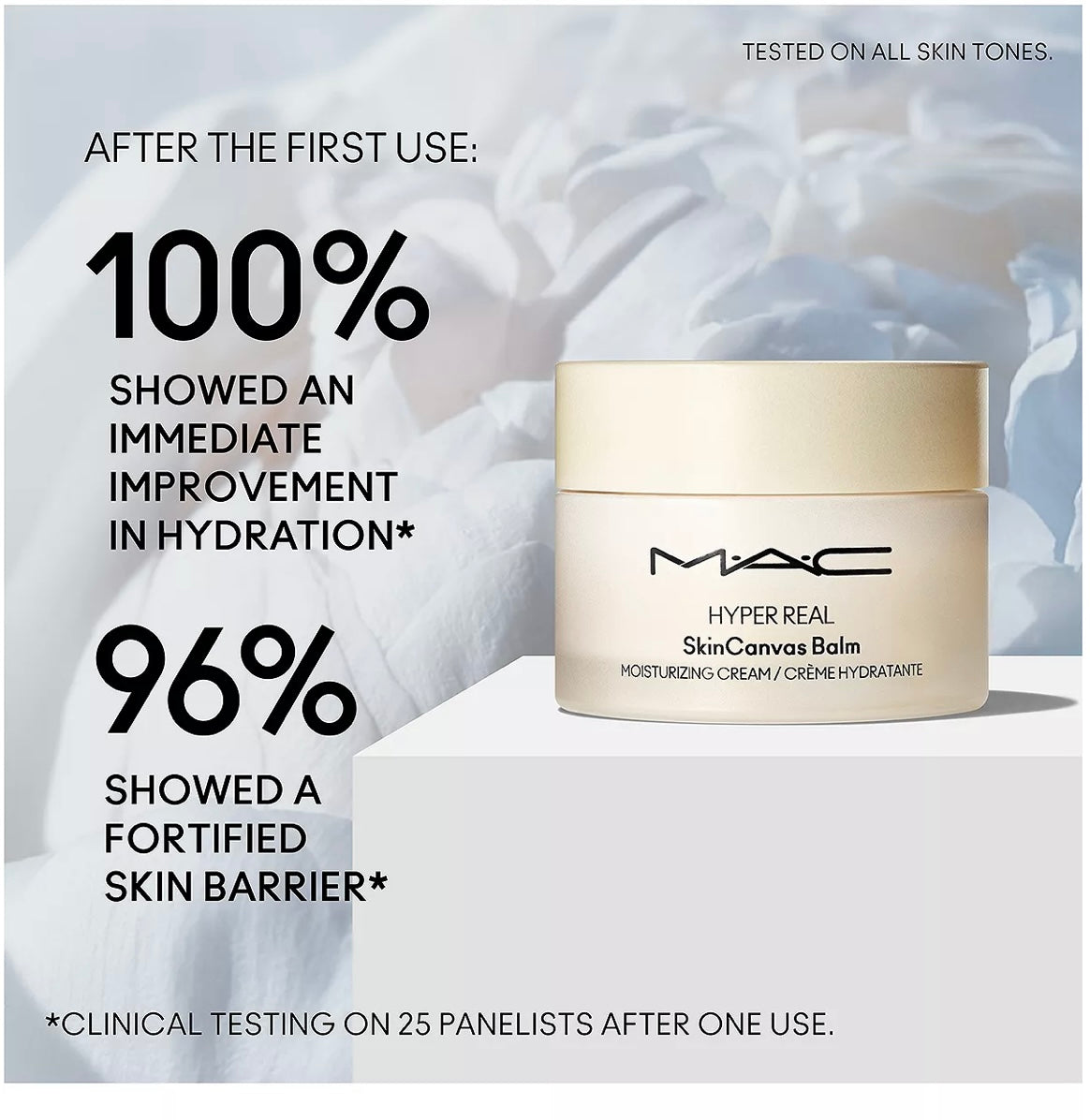 MAC Hyper Real SkinCanvas Balm Moisturizing Cream Mini 0.5 oz Beaut Fate