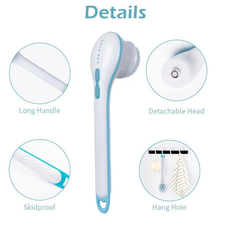 5 Attachments Body Brush Skin Massager Beaut Fate