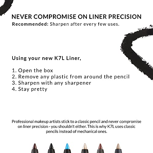 K7L Cream White - Crema - Eyeliner Pencil For Women Cosmetics K7L