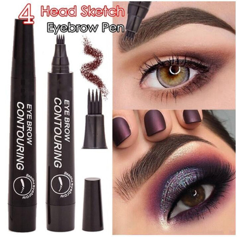 3D 5 Color Waterproof Natural Eyebrow Pencil Beaut Fate