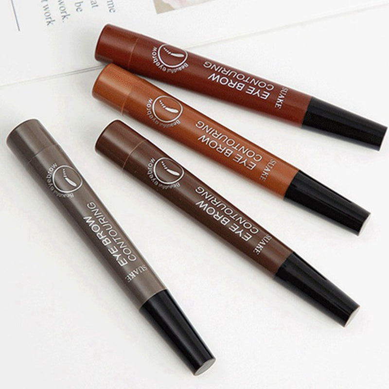 3D 5 Color Waterproof Natural Eyebrow Pencil Beaut Fate