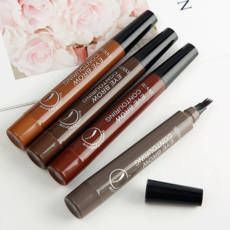 3D 5 Color Waterproof Natural Eyebrow Pencil Beaut Fate