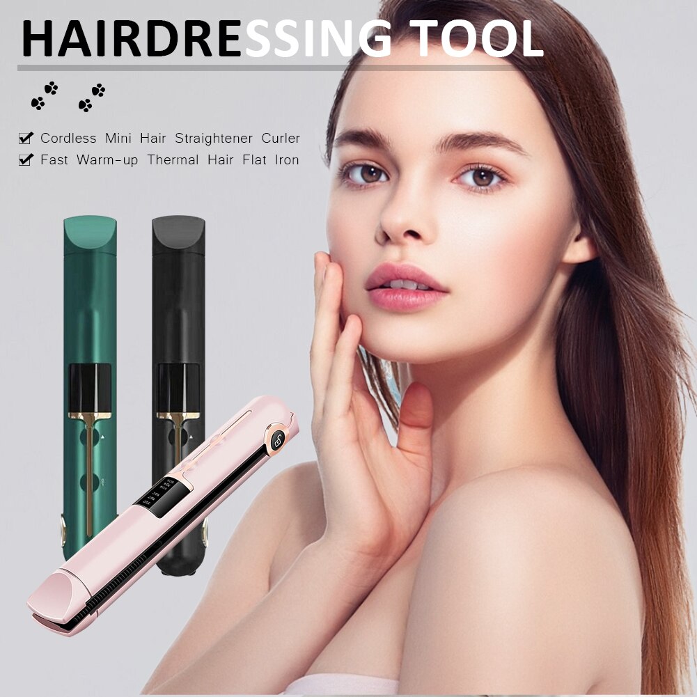 Portable Hair Curler Straightener Beaut Fate
