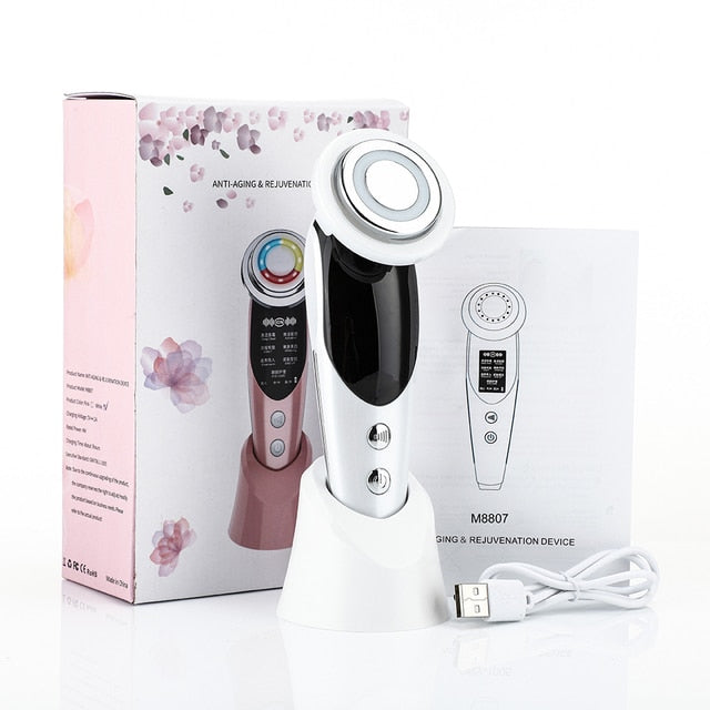 7 in 1 Face Lift Device RF Microcurrent Skin Beaut Fate
