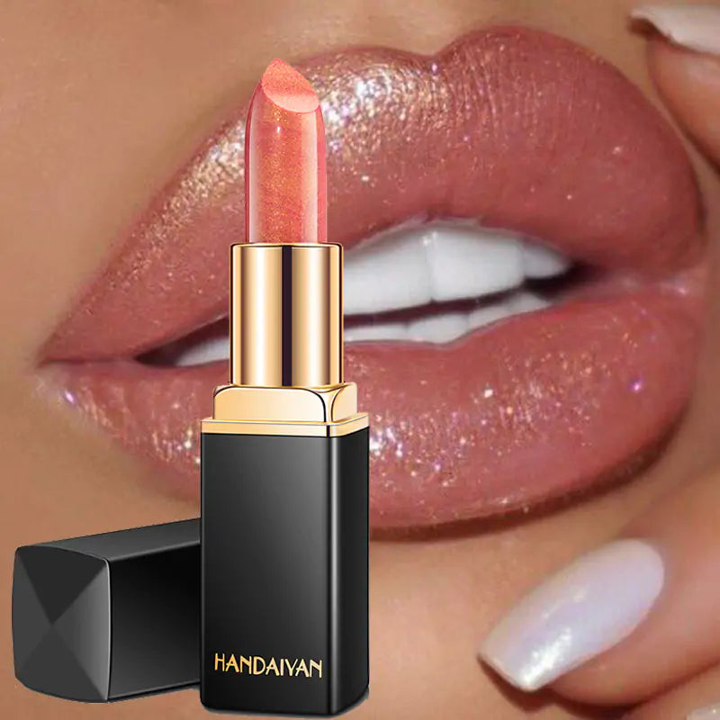 9 Colors Waterproof Glitter Lipstick Beaut Fate