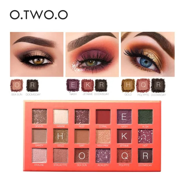 Colors Makeup Eyeshadow Palette Cosmetic Kit Beaut Fate