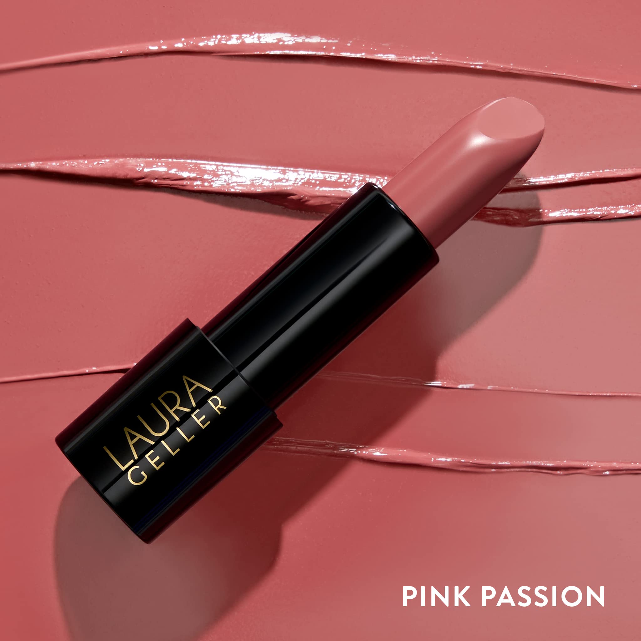 LAURA GELLER NEW YORK Modern Classic Lipstick - Pink Passion - Ultra-Rich Color - Luxurious and Lightweight - Cream Finish LAURA GELLER NEW YORK