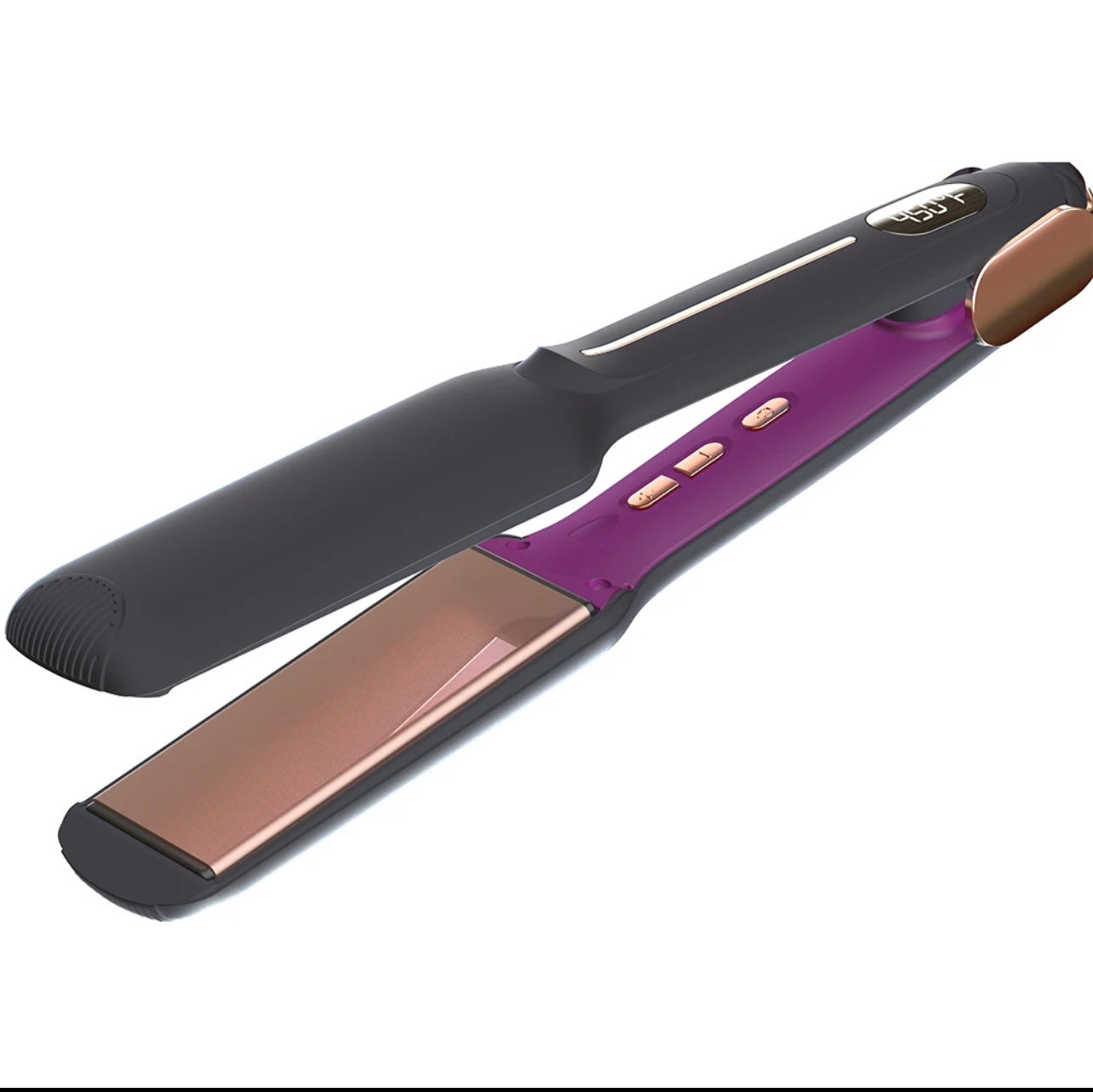 Titanium Flat Iron Hair Straightener for Black Hair, Hair Straightener for Thick Hair, 100% Pure Titanium Flat Iron for One Pass to Achieve a Sleek Look - 2 inches Beaut Fate