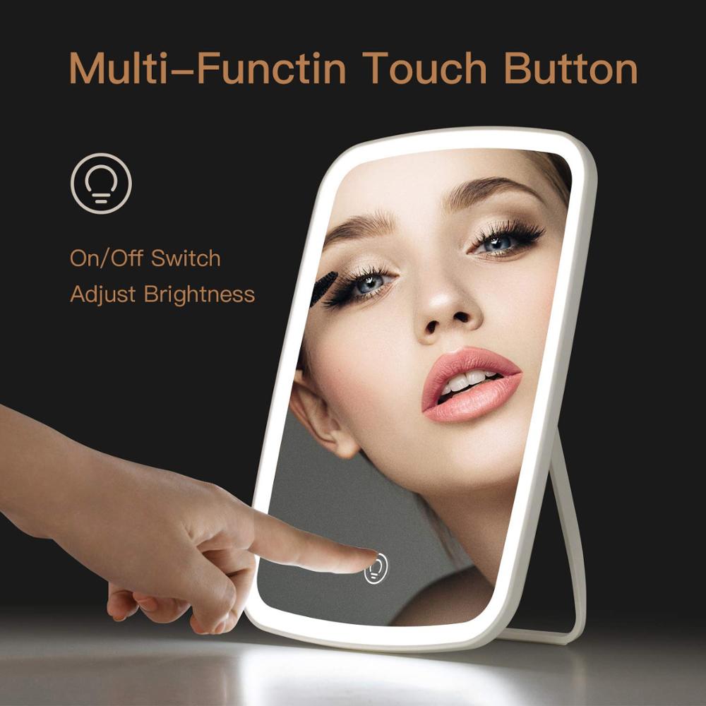 LED Touch-control Makeup Mirror Beaut Fate