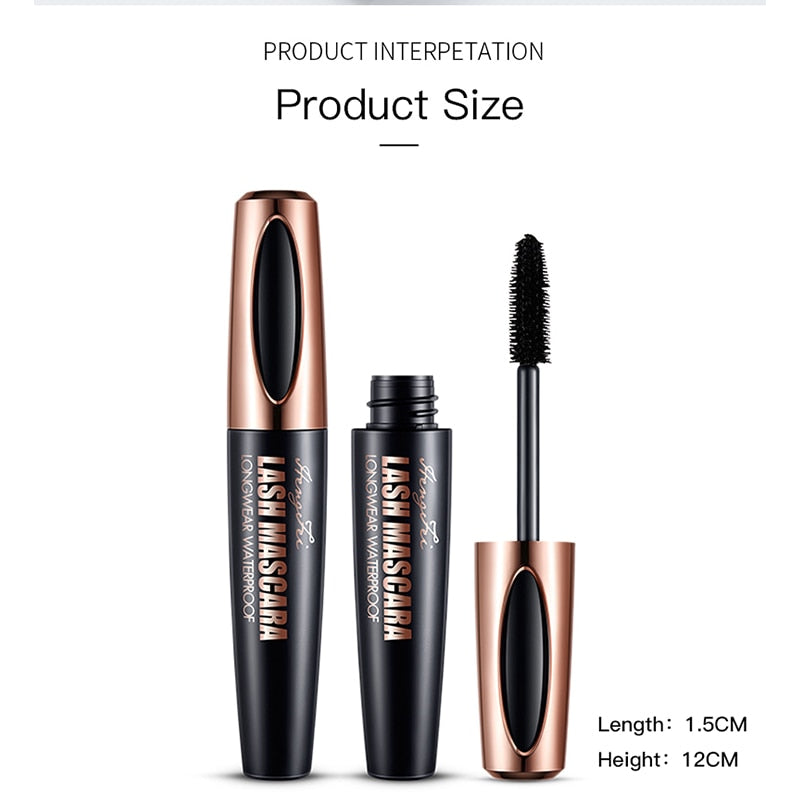 4D Silk Fiber Waterproof and Easy to Dry Mascara Beaut Fate