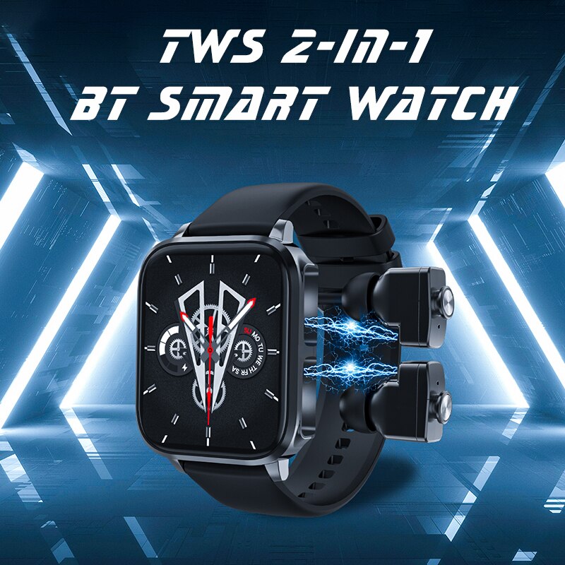 T22 2023 Smart Watch TWS Earbuds 2 In 1 Beaut Fate