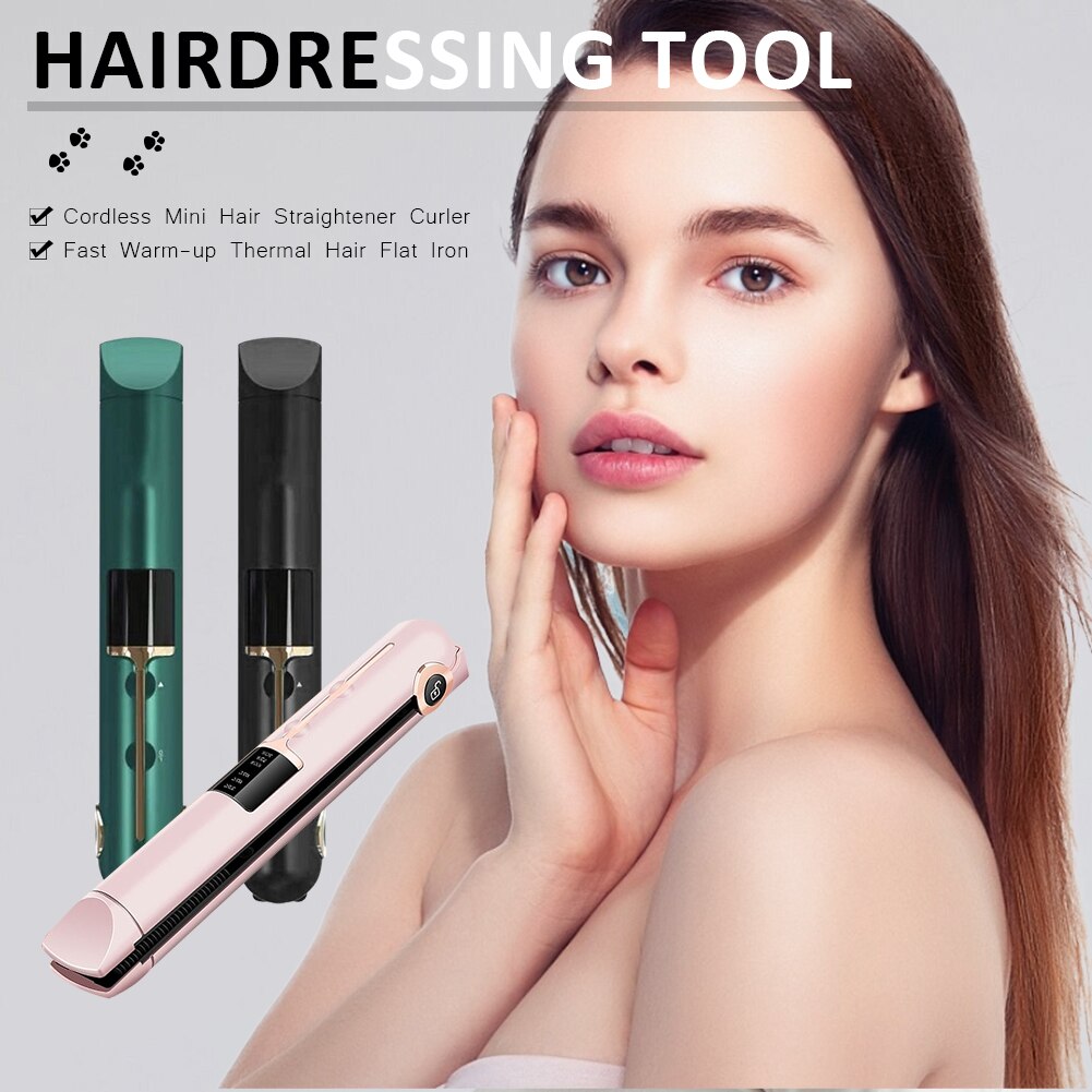 Portable Hair Curler  Straightener Beaut Fate